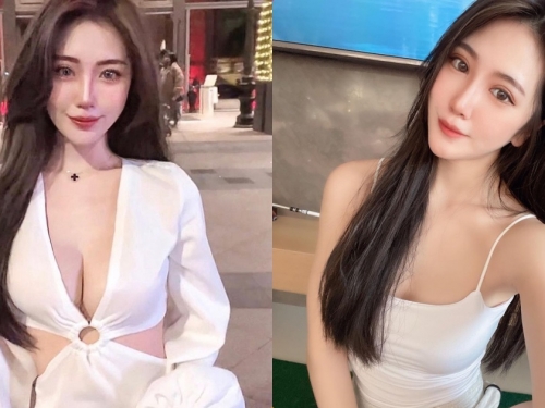美豔護理師「尤娜」外出深V裝超辣，纖腰線條也跟著放送！