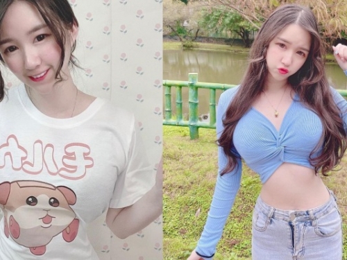 147 cm 迷你正妹「蕭予瑄」戶外解放「豪乳纖腰」！一般上衣到她身上就變小