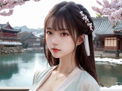 Chinese Hanfu Beautiful Girl · Han · Dong