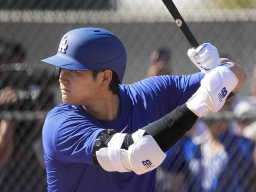 MLB》大谷翔平今年春訓首度Live BP 道奇主帥讚：擊球很有力