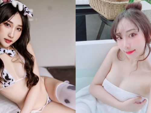 勾人眼神＋性感身材！電眼妹「岑晴晴」氣質滿滿！「南半球」也超吸睛