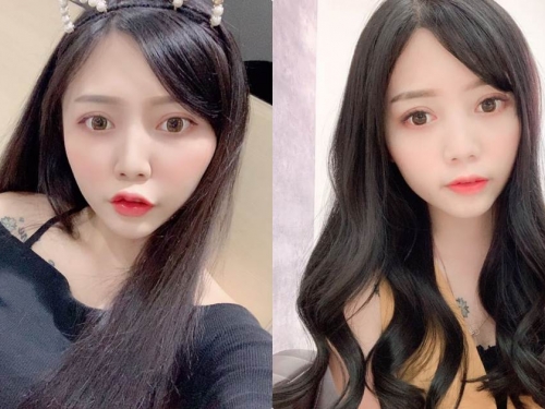 甜美系「正妹直播主」簡莫莫，黑色露肩裝展現「性感曲線」！