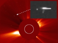 《驚！美國愛達荷州大小的巨大外星飛船出現在太陽周邊！》