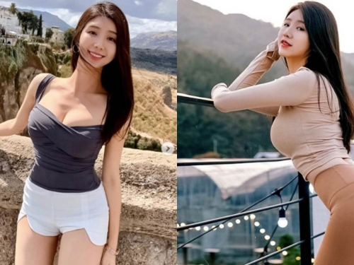 彼拉提斯教練「堡壘前露超猛曲線」，美乳加翹臀一次滿足！