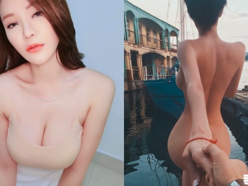 傳說中的E奶大大！台灣正妹「陶昕甯」不但有渾圓巨乳還樂於分享，畫面完全乳香四溢！