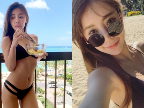 嗆辣舞孃「蘿菈Laura」戴墨鏡還擋不住超高伏特，乍現鮮嫩美乳一不小心就將人"溝"魂！