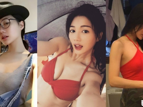 貼身小可愛煎餅好惹火！美乳形狀全露出！正妹害羞承認：「討厭穿內衣」...