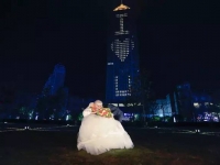 84歲爺打趴一堆人！ 結婚67年送上218公尺「I ❤ U」