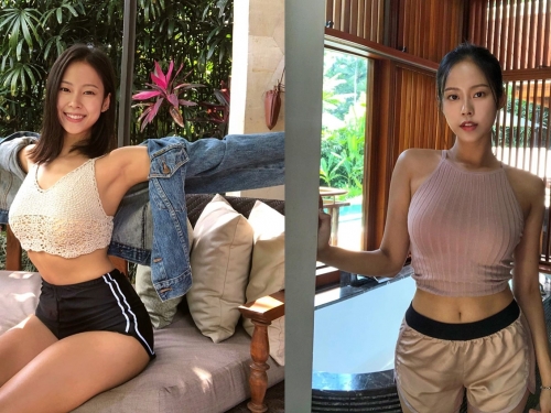 熟女誘惑！韓系巨乳大隻馬「金珠熙」辣穿真理褲露長腿　勻稱S曲線根本2次元走出來