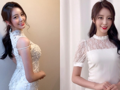 IG選美正妹「禮服造型美翻」，「側面S曲線」超級養眼！