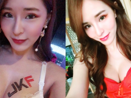 還沒喝就先醉！性感DJ「紀嵐」今天不刷盤　爆乳餵酒提供最奢華的服務！