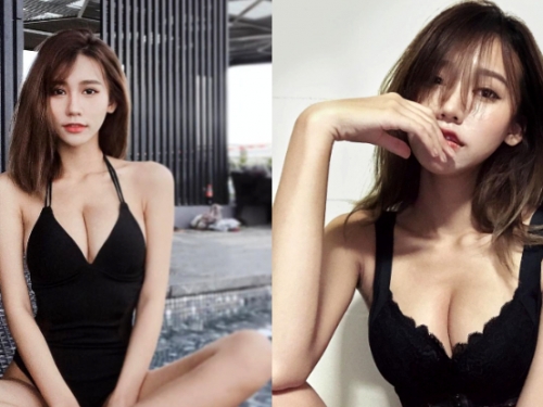 留美時尚正妹！「Chrissy」五官精緻顏值破表，比基尼下的渾圓雪乳更讓人驚豔難忘！