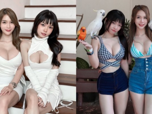 馬來西亞「美乳女神」合體啦！Valent、瑋兒「4 彈齊發」畫面引網友狂刷愛心