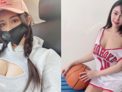 球衣造型引男粉瘋狂！JKF 女郎「安希」甜問網友：要教我打球還是打我的...