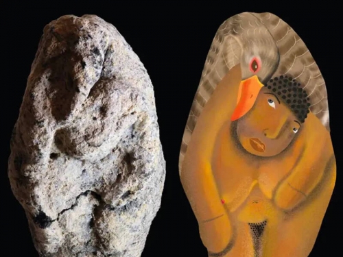 罕見！ 以色列出土1萬2000年前陶偶 疑見最早「人獸交」場景