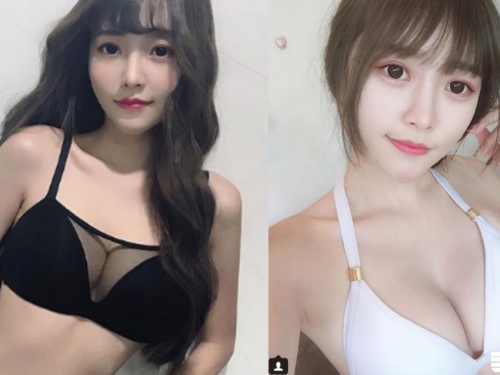 台灣「美乳網紅」連運動裝都別出心裁，薄紗底下「陰影面積」不得了！