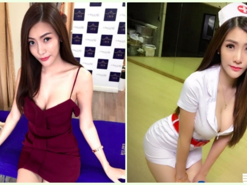 網路瘋傳「爆乳小護士」原來4個性感兔女郎！超兇悍「車頭燈畫面」真的好邪惡喔…