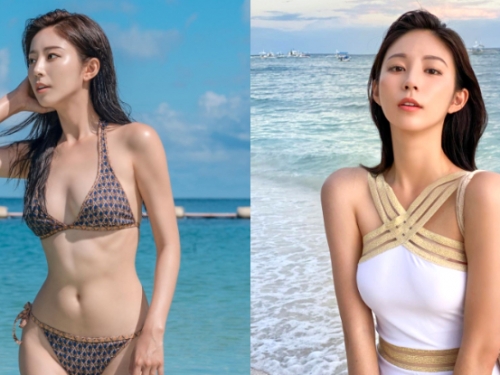 仙女級正妹！南韓天菜「BORA KIM」超高顏值太完美，纖瘦美體智慧囤脂於雙峰超兇猛！
