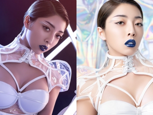 與你未來相見！正妹「蘿拉lola」火辣北半球外露，科技感造型直接攻陷你！