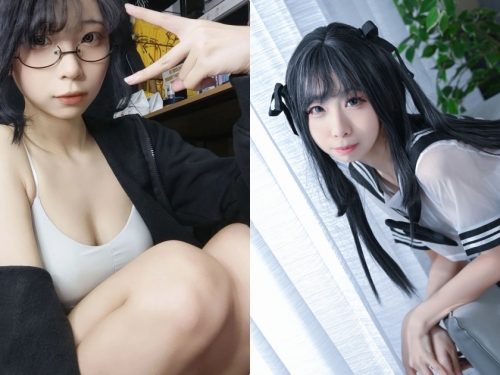 可愛嫩乳小隻馬「雨狐狐」制服誘惑，趁男友不在偷搞怪！