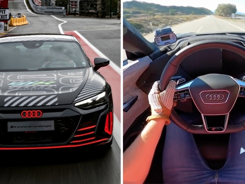 [影] RS電動車發表倒數！第一人稱視角體驗 Audi RS e-tron GT 的驚人加速性
