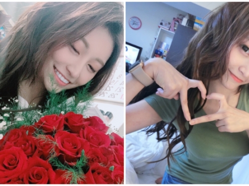 難道是脫單了？「性感歌姬」祈錦鈅情人節收到一整束玫瑰，粉絲都激動不已